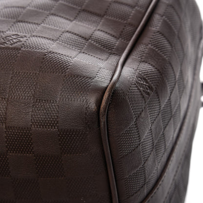 Louis Vuitton Damier Infini Keepall Bandouliere 45 Meteor 8 of 11