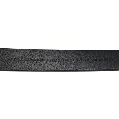 Gucci Calfskin Horsebit Buckle Belt 110 44 Black 5 of 6