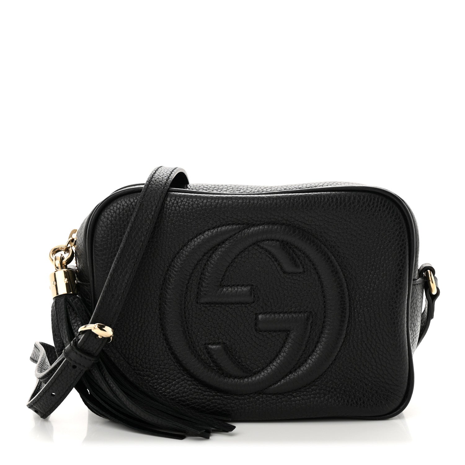 Gucci Pebbled Calfskin Small Soho Disco Bag Black 1 of 12