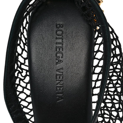 Bottega Veneta Mesh Nappa Chunky Chain Sandals 36 Black 7 of 9