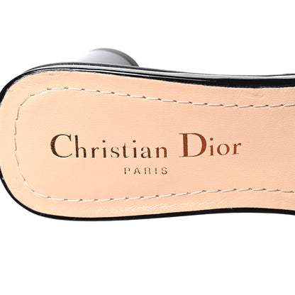 Christian Dior Patent C'est Dior 50mm Slide Sandals 36.5 Black 7 of 7