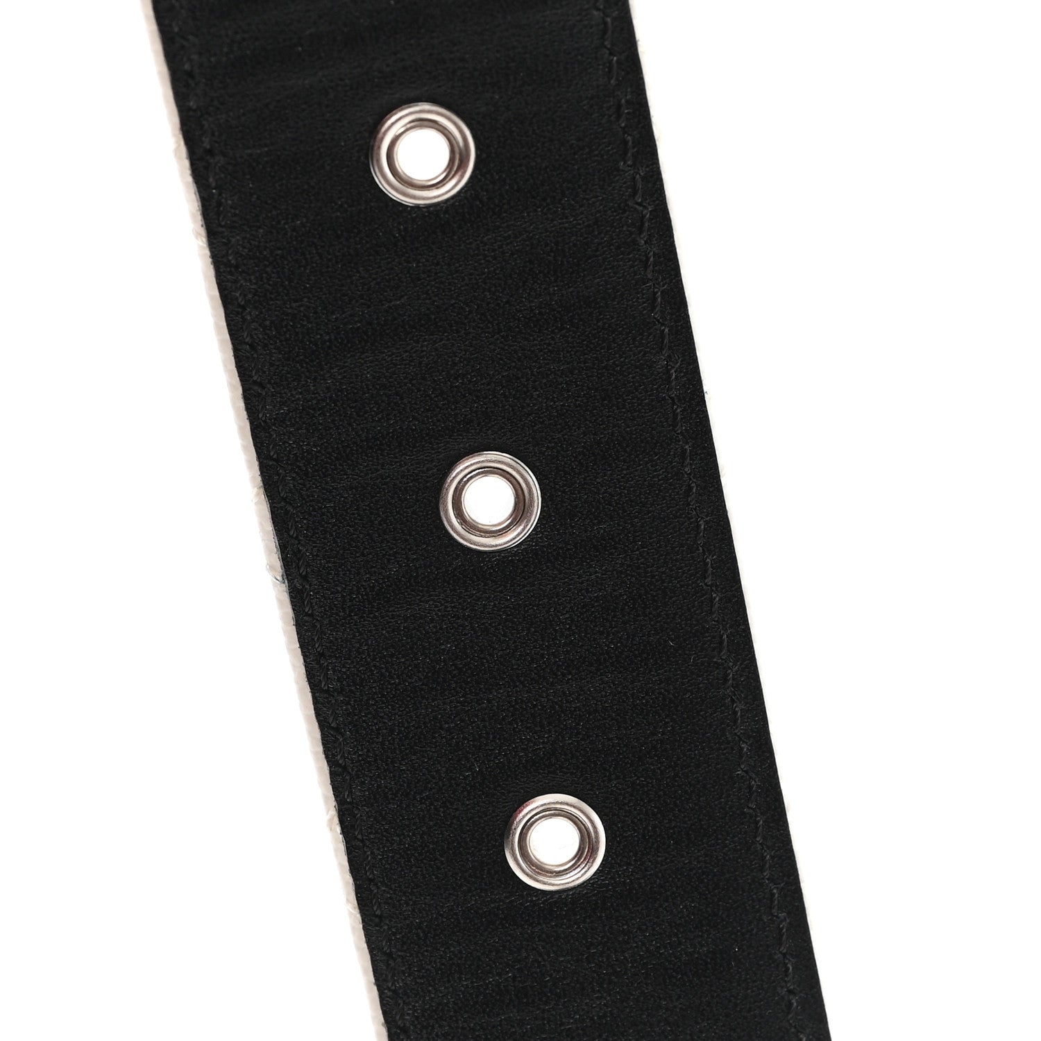 Chanel Caviar Quilted CC Chain Belt 80 32 White 5 of 5