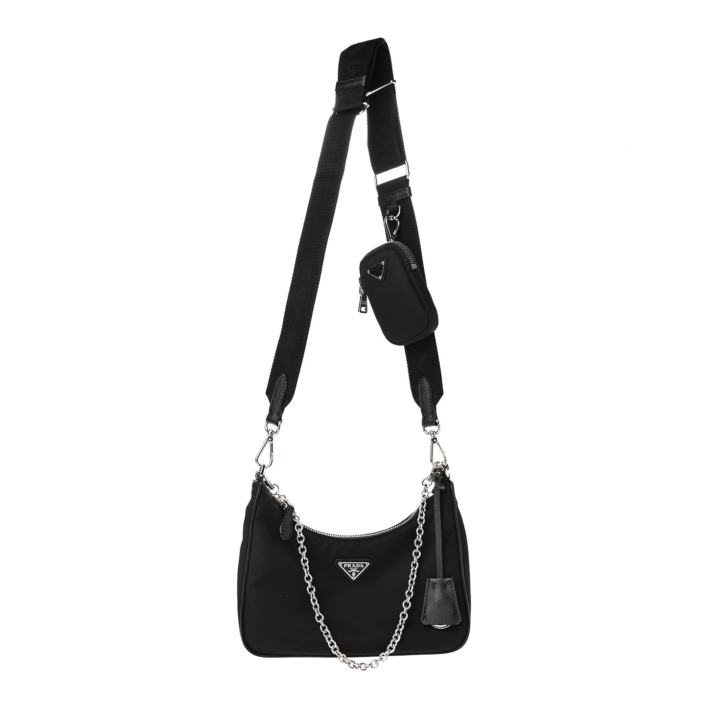 Nylon Re-Edition 2005 Shoulder Bag Black