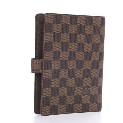 Louis Vuitton Damier Ebene Medium Ring Agenda Cover 3 of 8