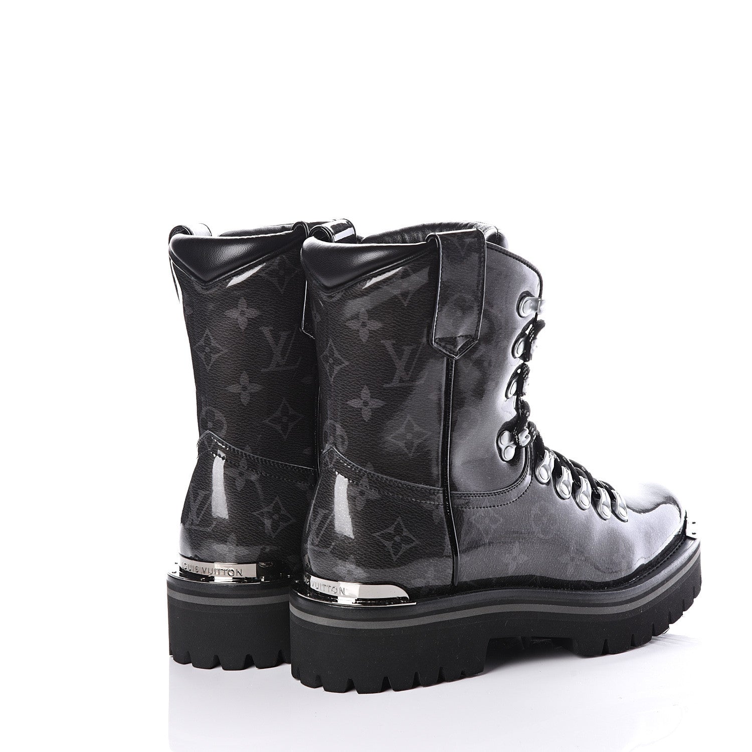 Louis Vuitton Monogram Eclipse Glaze Mens Outland Ankle Boots 5 4 of 11
