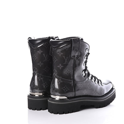 Louis Vuitton Monogram Eclipse Glaze Mens Outland Ankle Boots 5 4 of 11