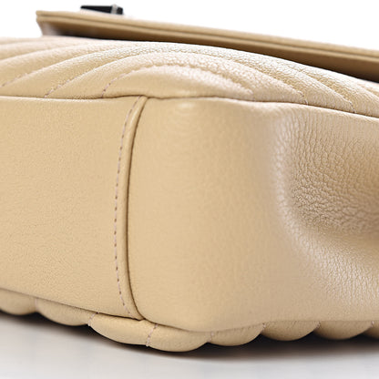 Saint Laurent Sheepskin Matelasse Monogram Medium College Bag Beige 10 of 10