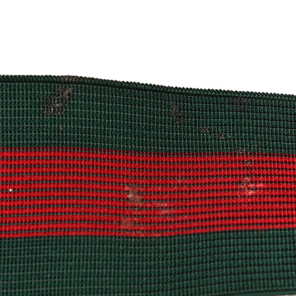 Gucci Nylon Web Belt 80 32 Red Green 4 of 9