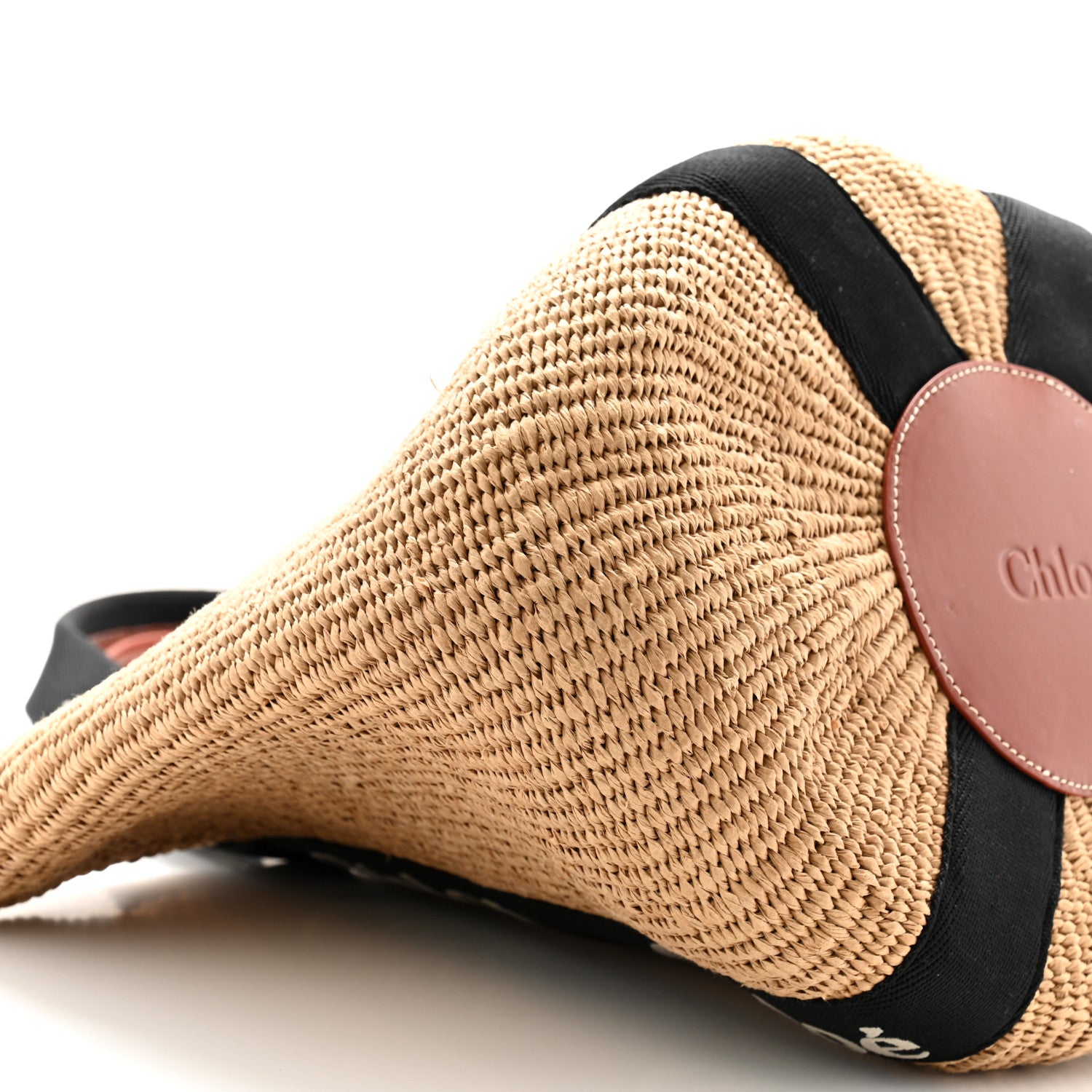 Chloe X MIFUKO Raffia Large Woody Basket Bag Black 8 of 10
