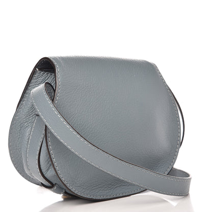 Chloe Calfskin Mini Marcie Round Crossbody Bag Cloudy Blue 3 of 8
