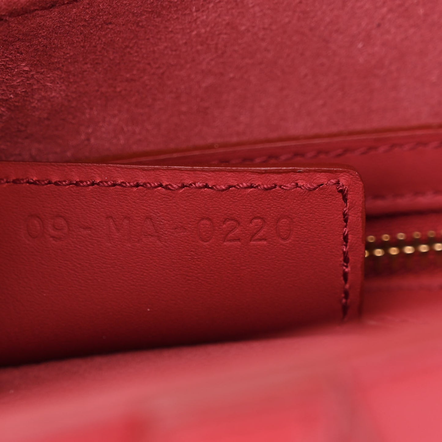 Ultra Matte Calfskin Saddle Bag Red