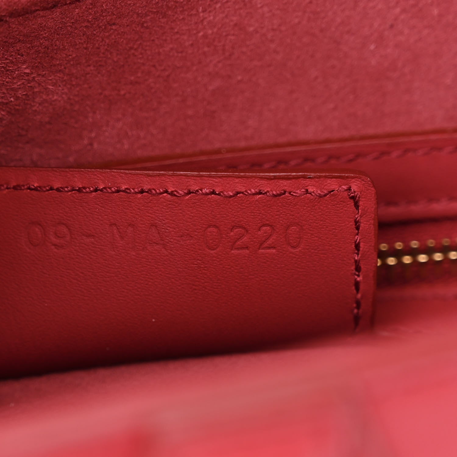 Christian Dior Ultra Matte Calfskin Saddle Bag Red 7 of 12