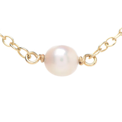 Tiffany 18K Yellow Gold 5-5.5mm Elsa Peretti Pearls By The Yard Necklace 4 of 7
