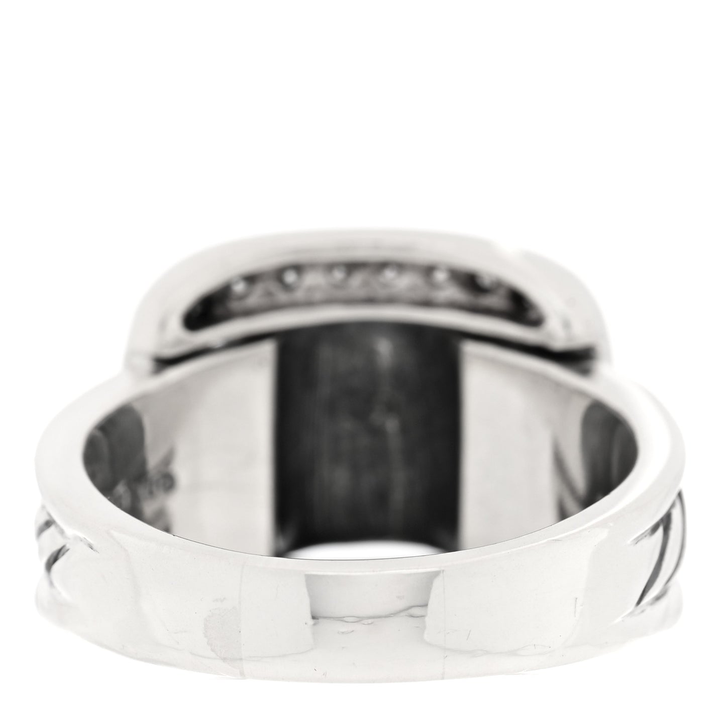 Sterling Silver Diamond Buckle Ring 63 10.25