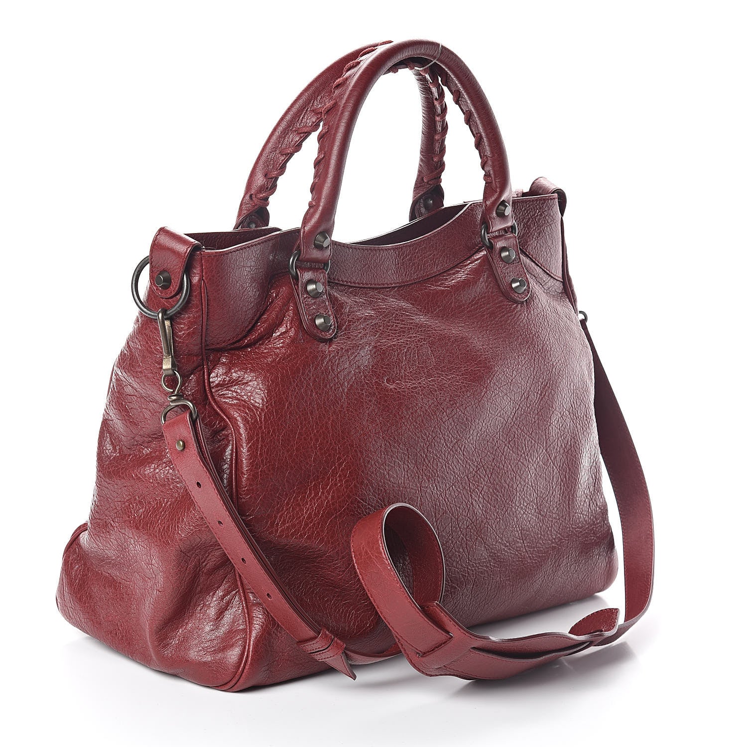 Balenciaga Agneau Classic Hardware Velo Rouge Cerise 3 of 8