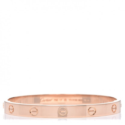 Cartier 18K Pink Gold LOVE Bracelet 17 3 of 5