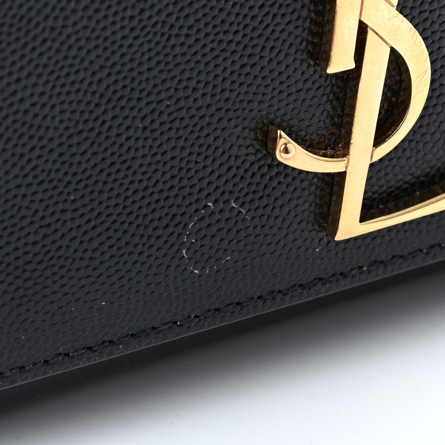 Grain De Poudre Small Monogram Kate Satchel Black