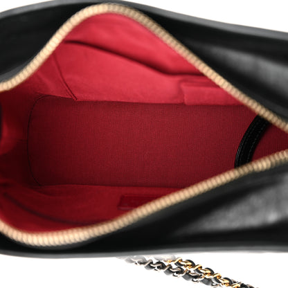 Chanel Aged Calfskin Quilted Small Gabrielle Hobo Black 5 of 10
