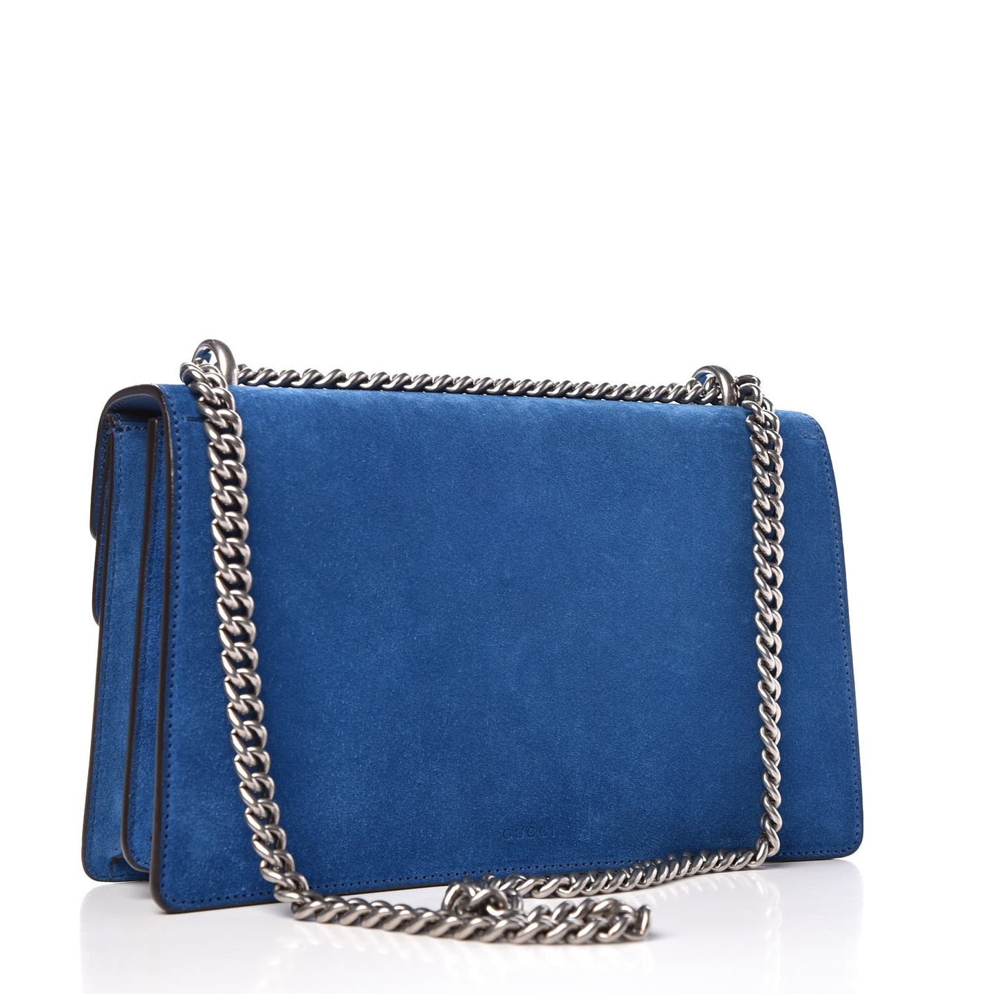 Suede Small Dionysus Shoulder Bag Blue