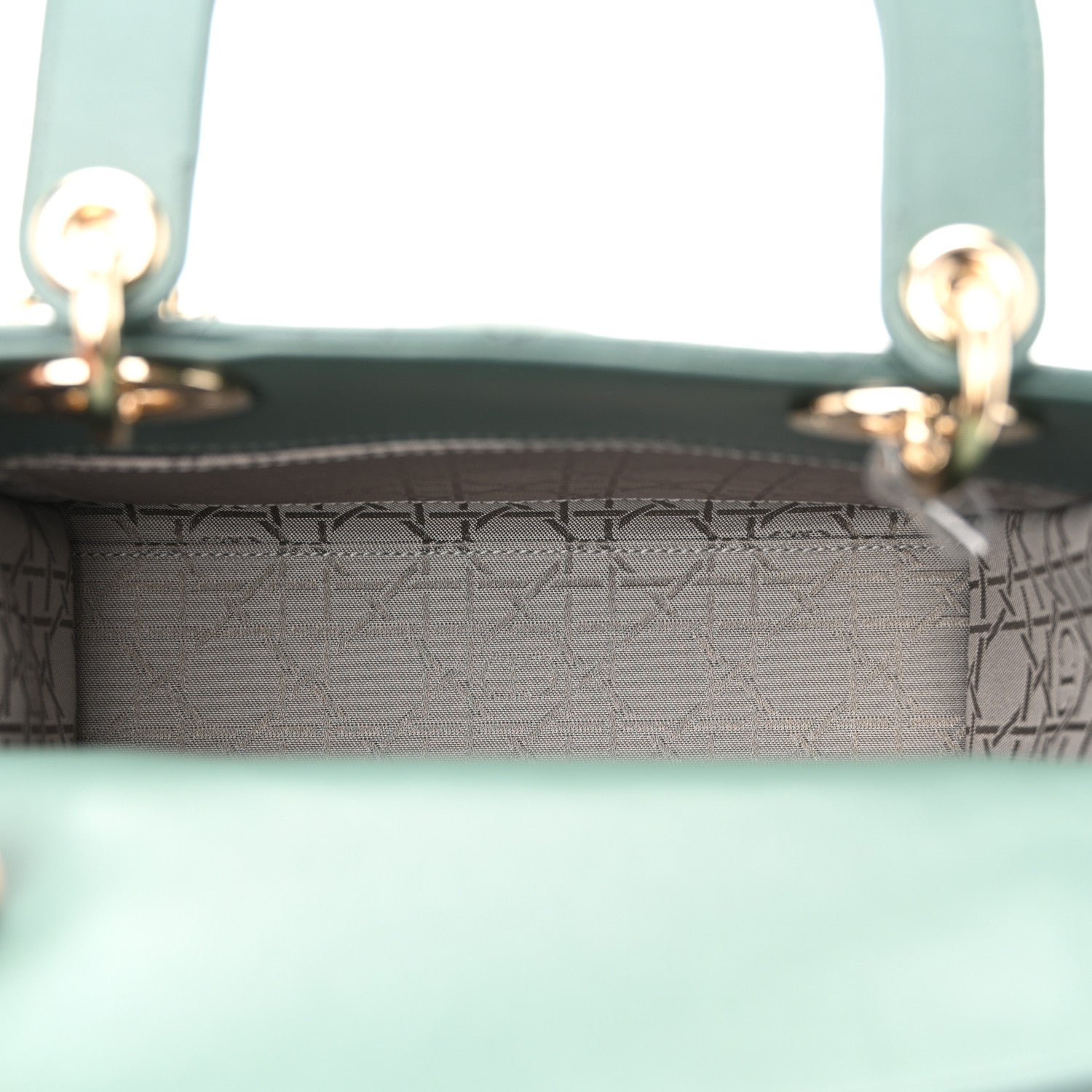 Christian Dior Lambskin Cannage Small My ABCDior Lady Dior Army Green 5 of 10