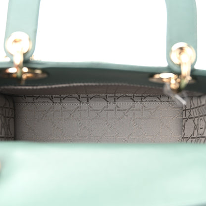 Christian Dior Lambskin Cannage Small My ABCDior Lady Dior Army Green 5 of 10