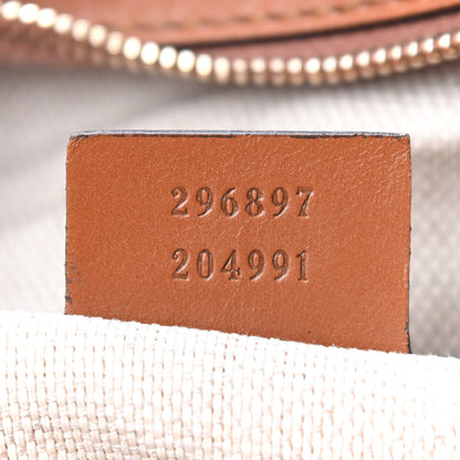 Gucci Monogram Small Brick Lane Boston Light Brown 6 of 8