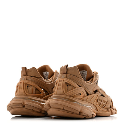 Balenciaga Rubber Mesh Monocolor Clear Sole Womens Track.2 Open Sneakers 40 Light Brown 5 of 10