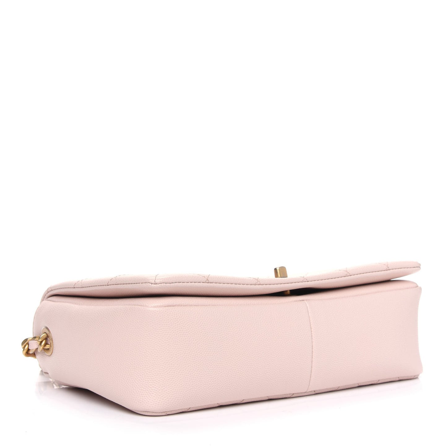 Caviar Quilted Medium Fashion Therapy Flap Beige
