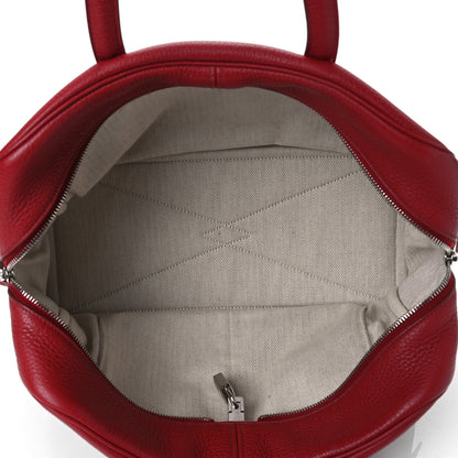 Hermes Taurillon Clemence Victoria II 35 Rouge Garance 5 of 13