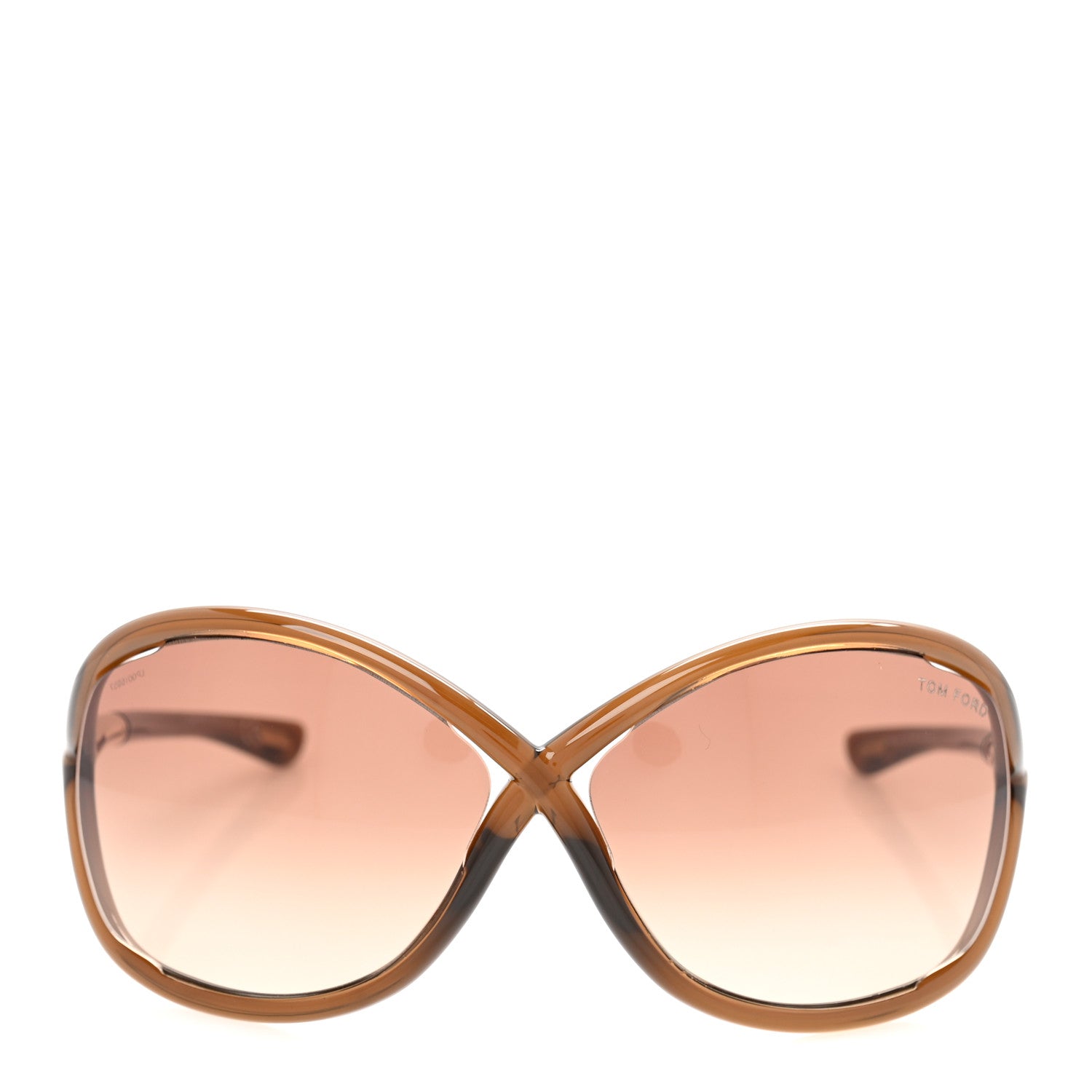 Tom Ford Acetate Whitney Crossover Sunglasses TF9 Brown 2 of 10