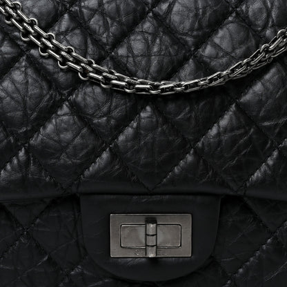 Chanel Aged Calfskin Quilted 2.55 Reissue 227 Flap Black 8 of 10