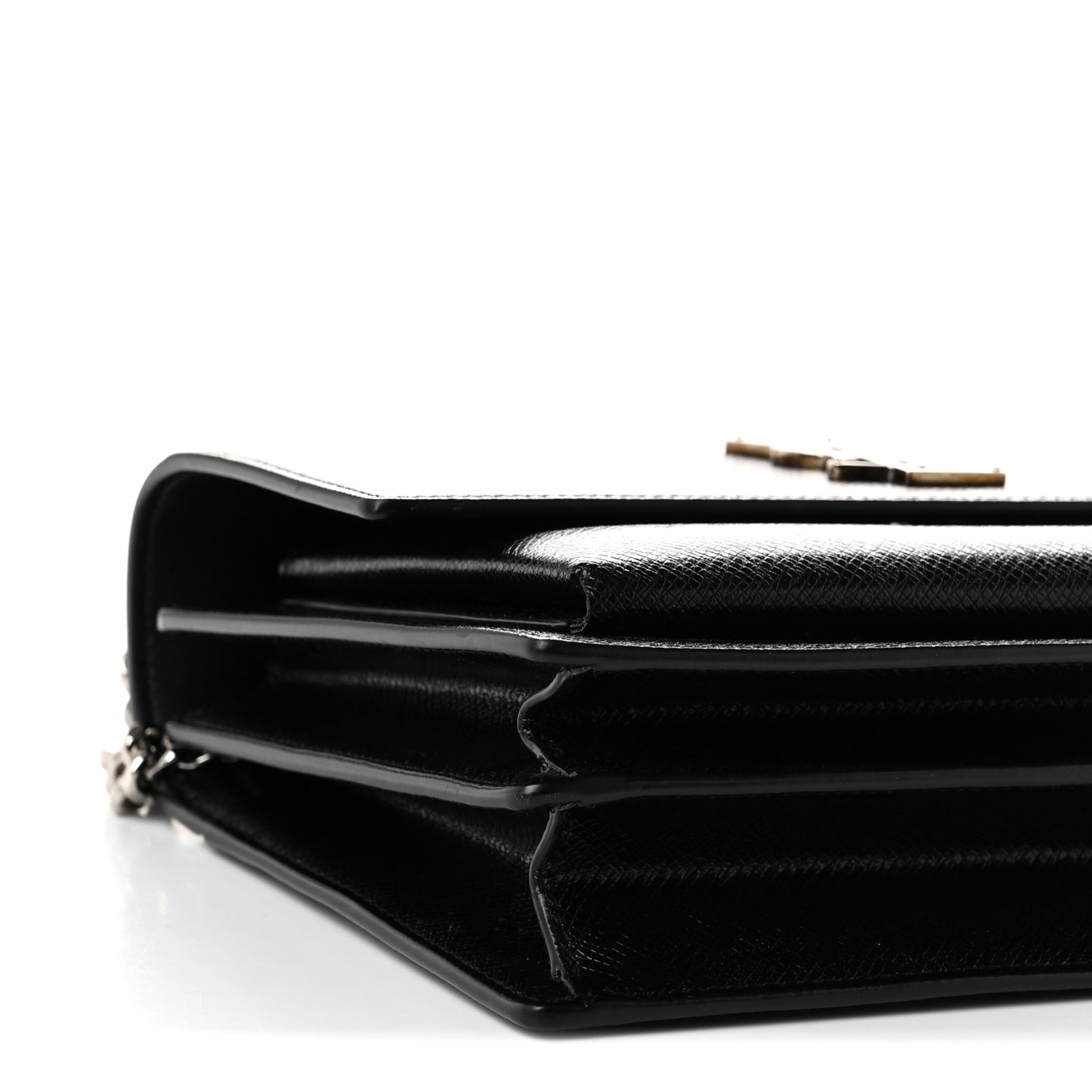 Coated Bark Calfskin Medium Monogram Sunset Black