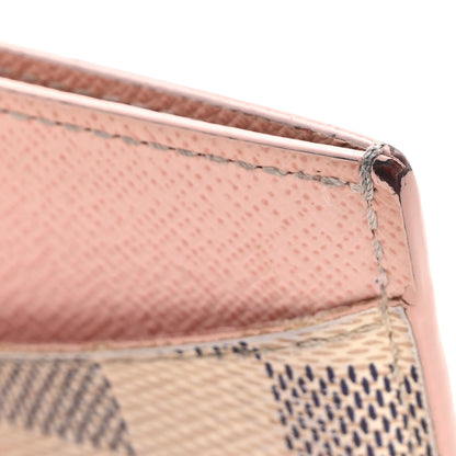 Louis Vuitton Damier Azur Daily Card Holder Rose Ballerine 11 of 13