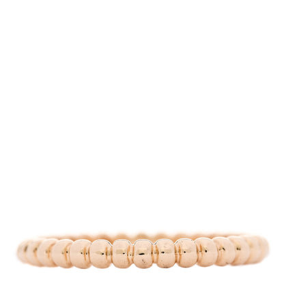 Van Cleef & Arpels 18K Yellow Gold Small Perlee Ring 49 4.75 3 of 4