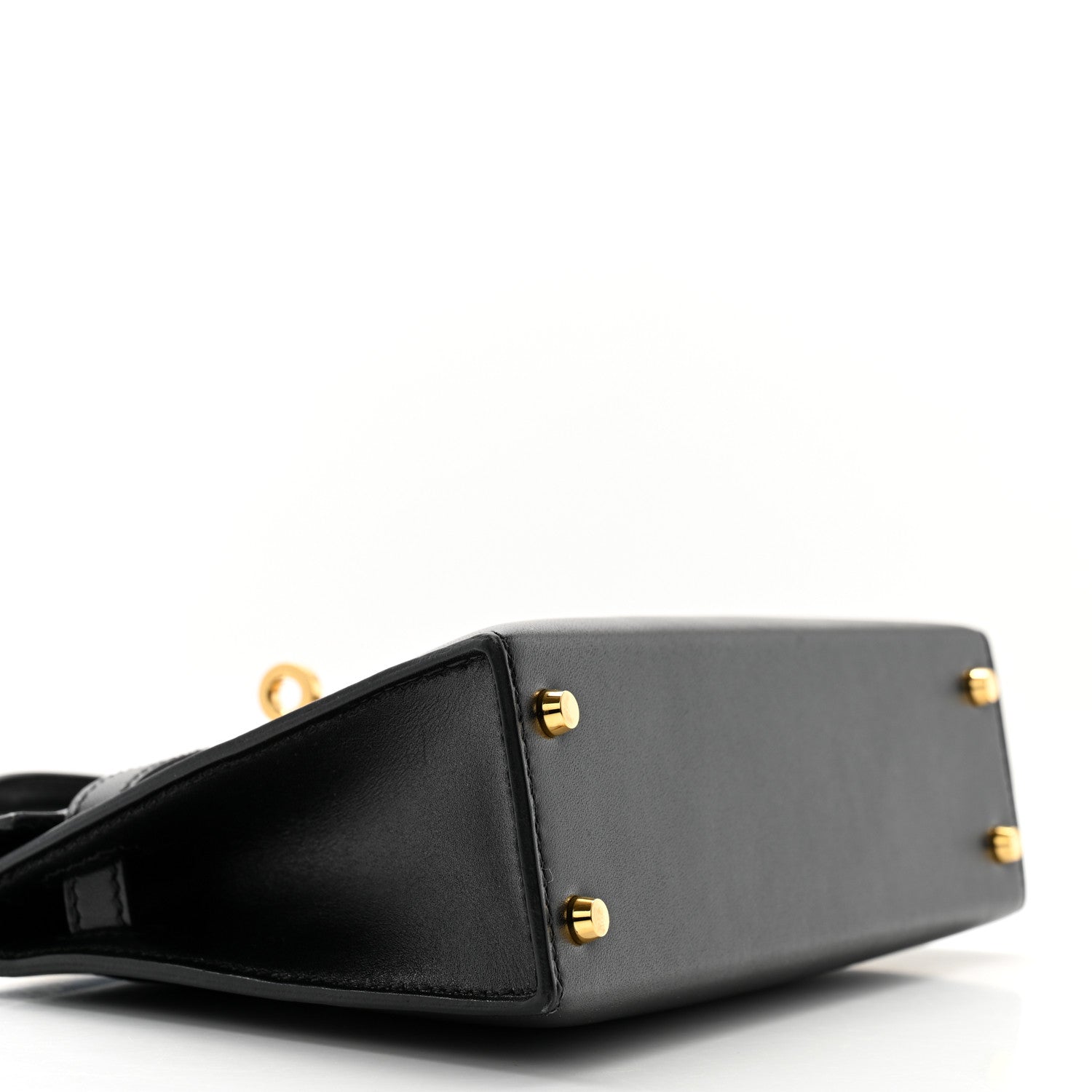 Hermes Tadelakt Mini Kelly Sellier 20 Black 9 of 11