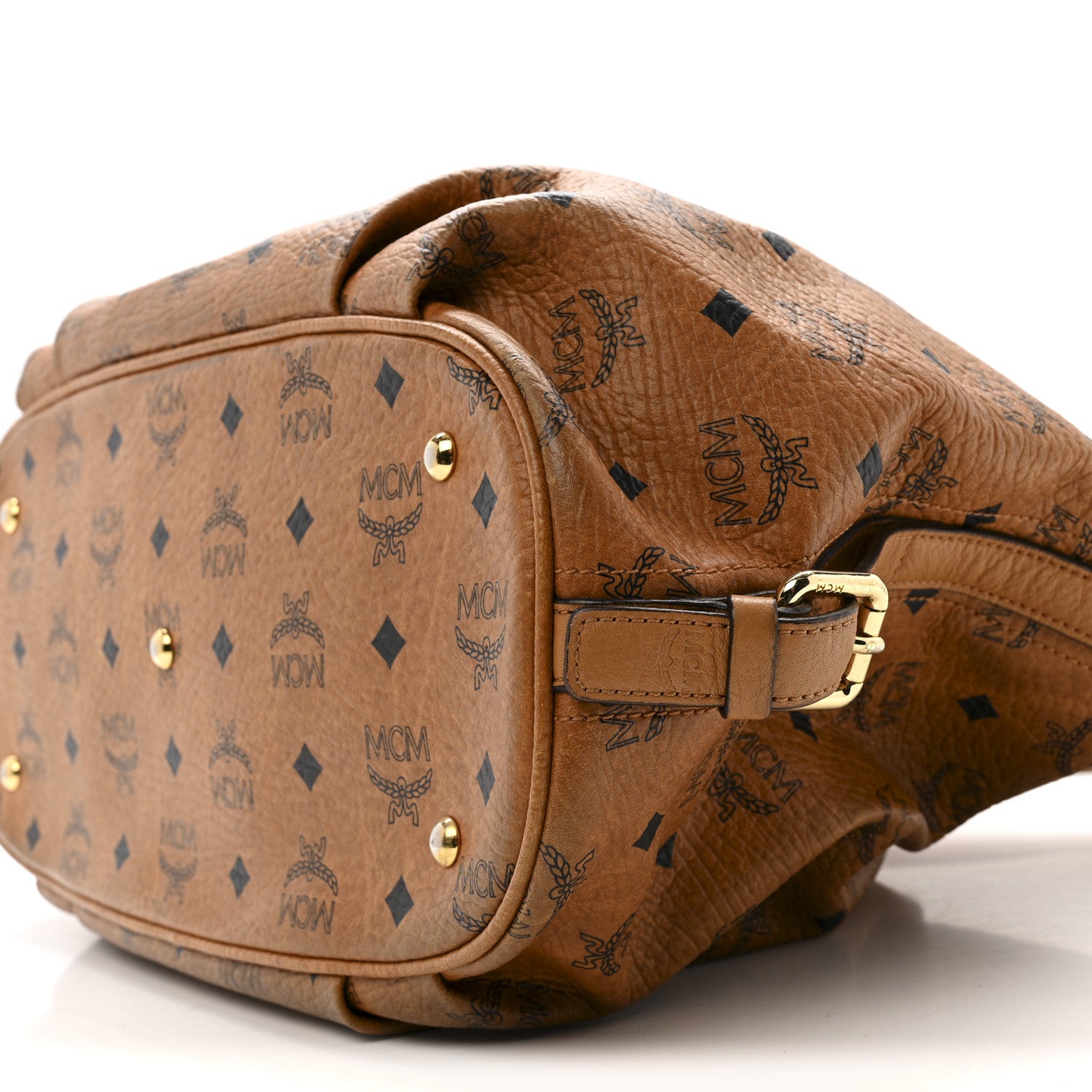 MCM Visetos Hobo Cognac 10 of 15