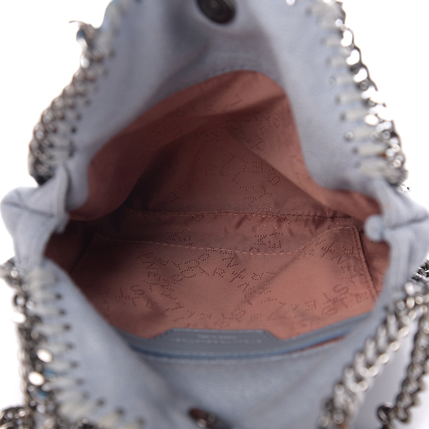 Stella McCartney Shaggy Deer Tiny Falabella Tote Duck Blue 4 of 7