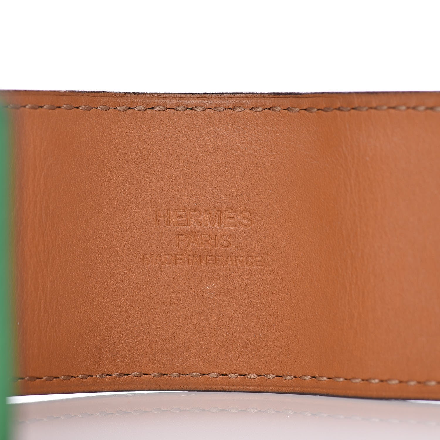Hermes Swift Collier de Chien CDC Bracelet L Bambou 4 of 5