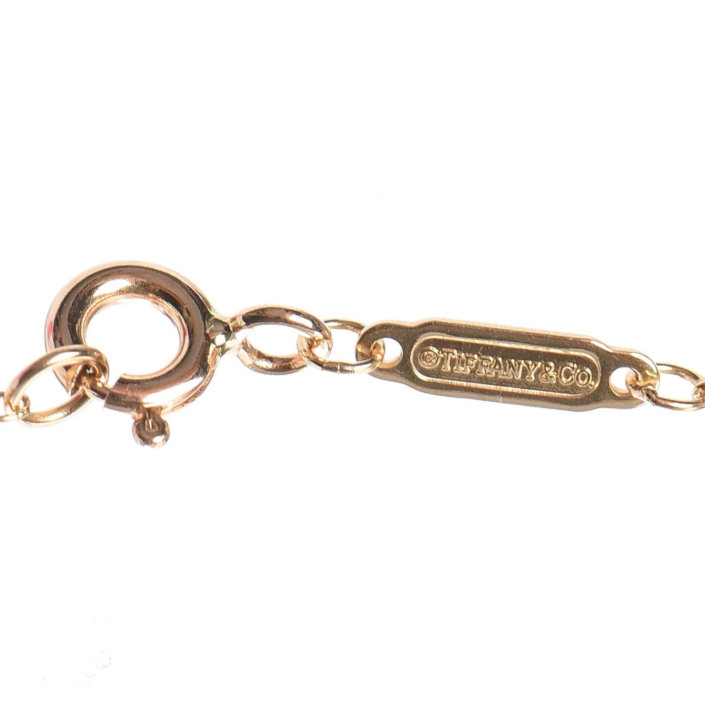 18K Yellow Gold Infinity Pendant Necklace