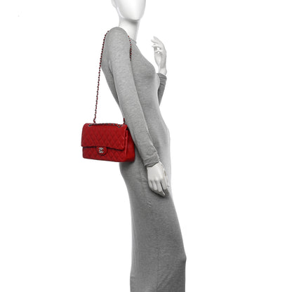Chanel Caviar Quilted Medium Double Flap Red 2 of 10