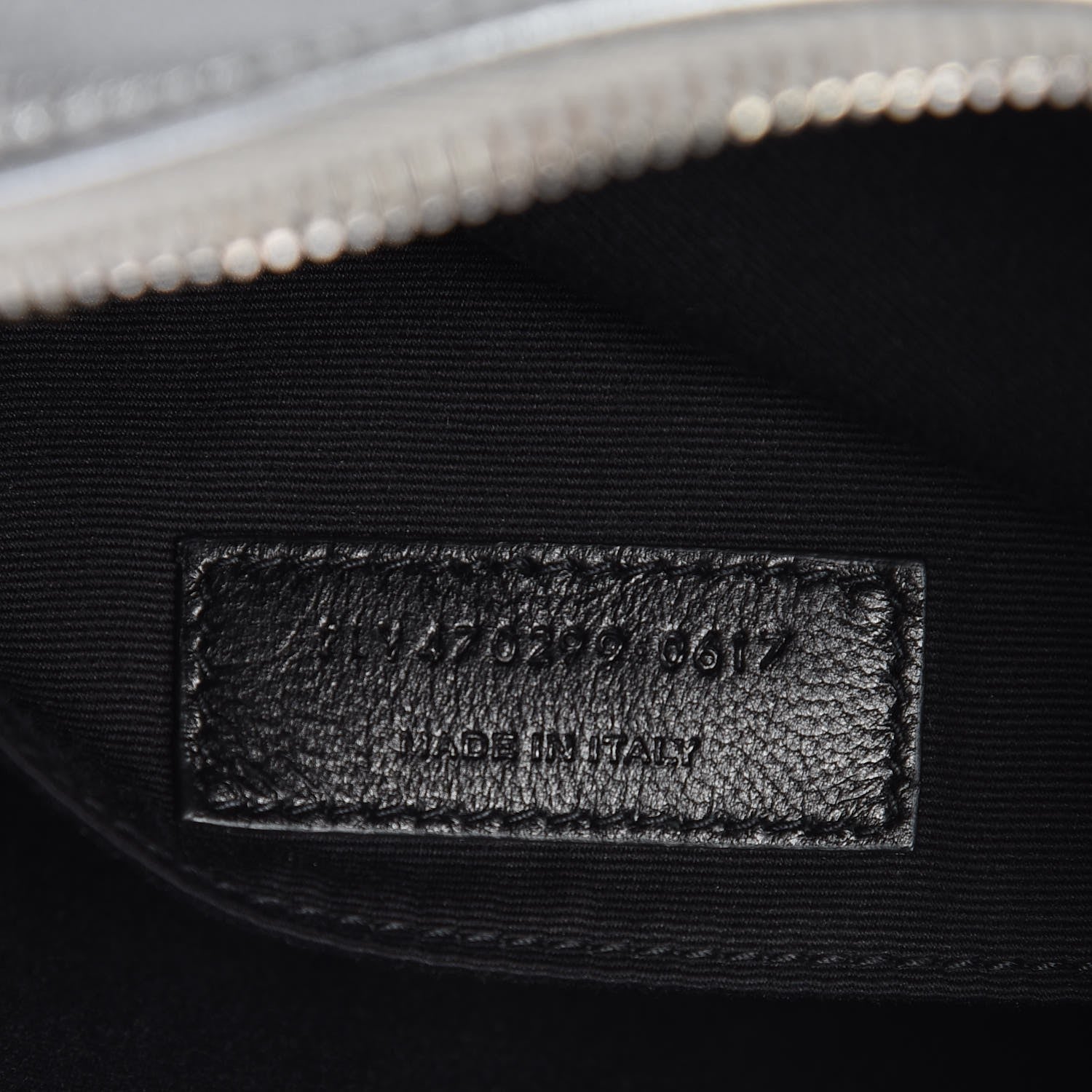 Saint Laurent Metallic Calfskin Monogram Small Lou Camera Bag Silver 7 of 7