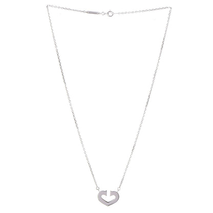 Cartier 18K White Gold Medium Hearts and Symbols Necklace 3 of 6