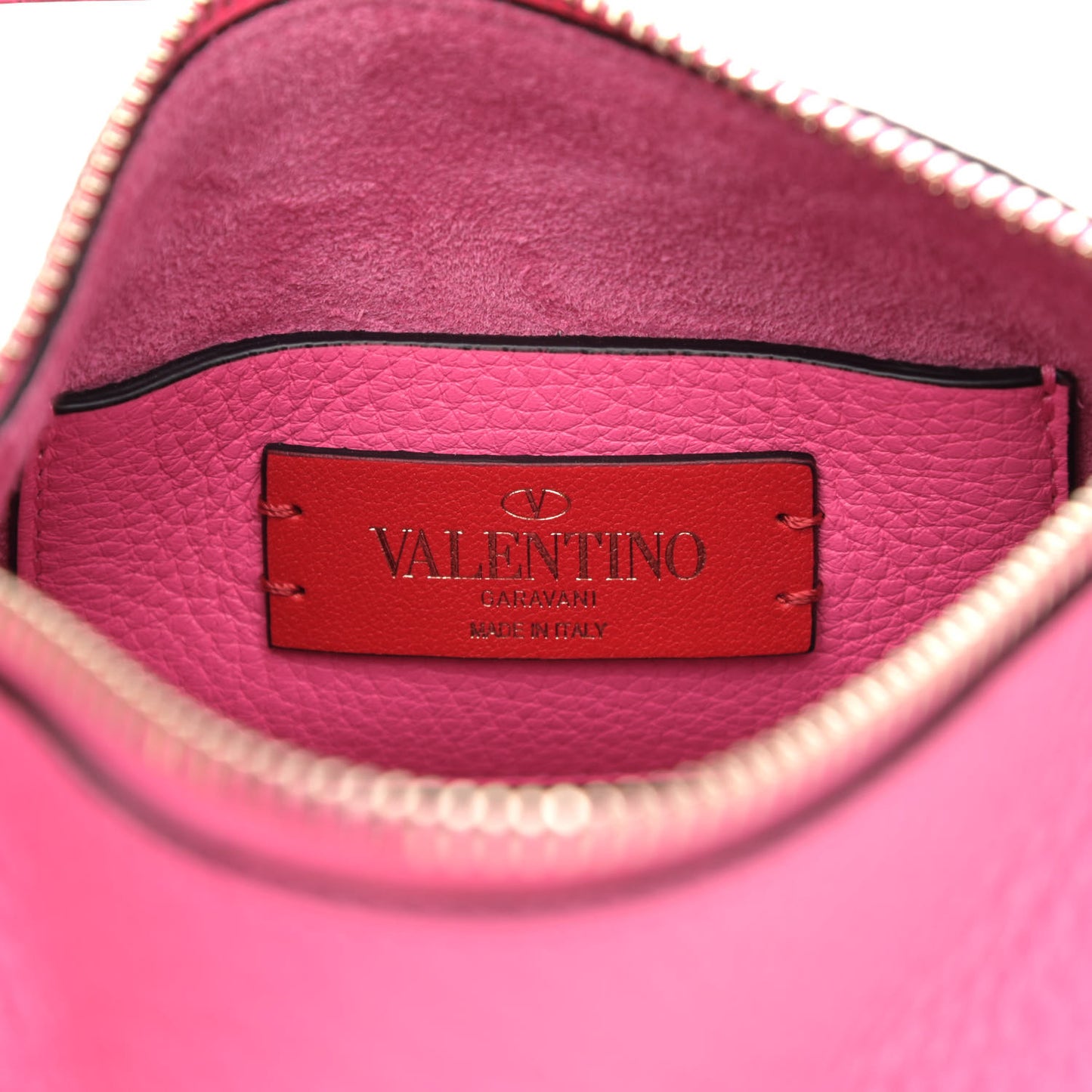 Pebbled Calfskin Small Rockstud Flip Lock Shoulder Bag Dawn Pink