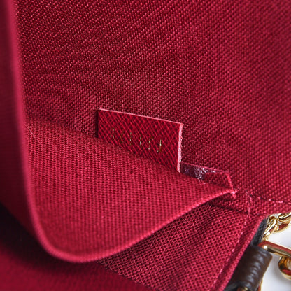 Louis Vuitton Monogram Pochette Felicie Chain Wallet Fuchsia 7 of 10