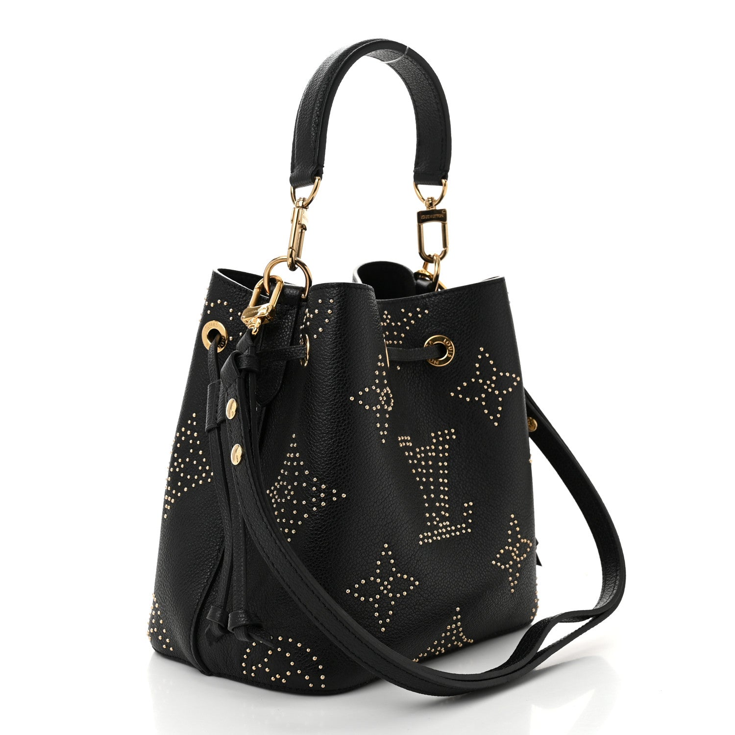 Louis Vuitton Empreinte Monogram Giant Studded Neonoe BB Black 3 of 10