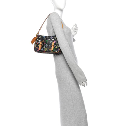 Louis Vuitton Monogram Multicolor Lodge PM Black 2 of 9