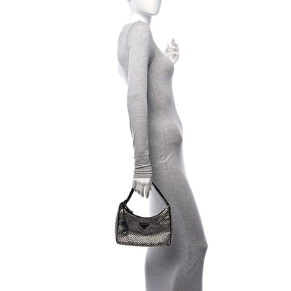 Prada Satin Crystal Mini Re-Edition 2000 Bag Cristal 2 of 11