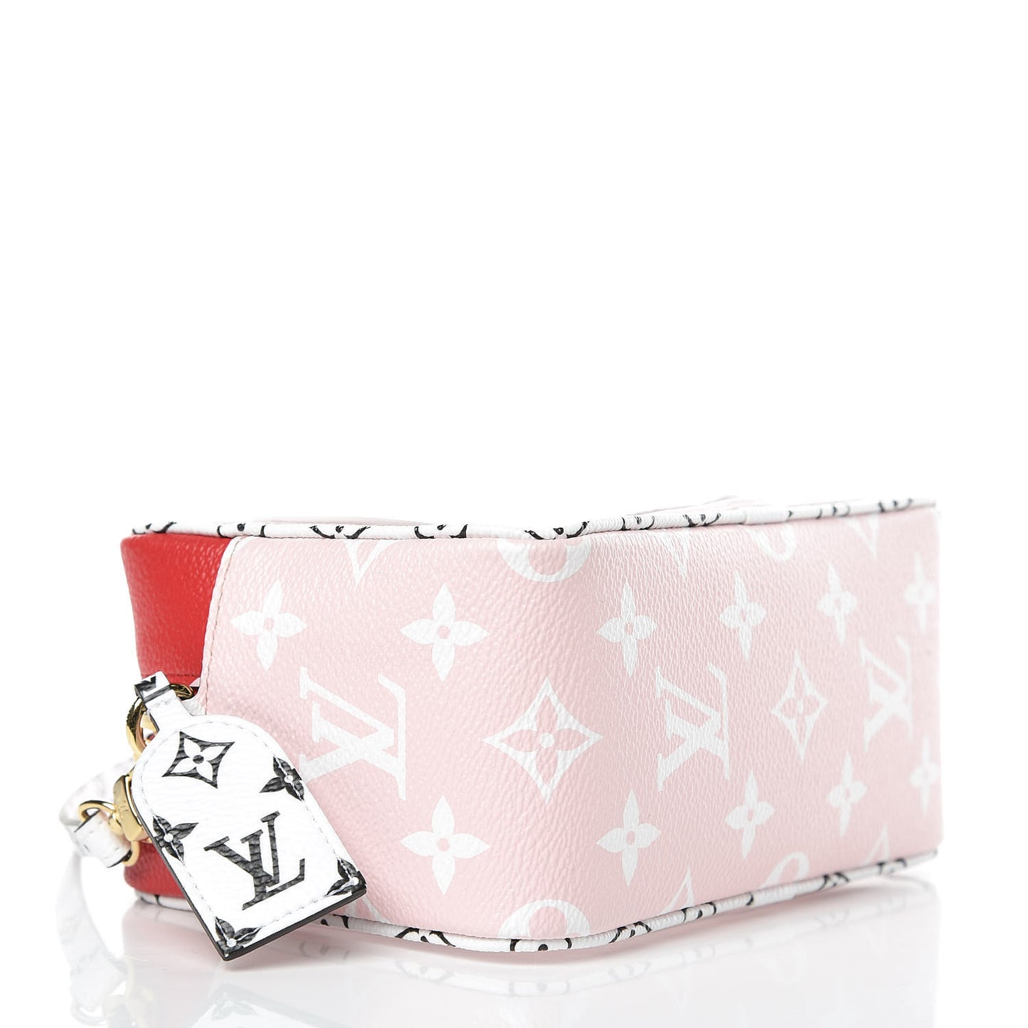 Monogram Giant Beach Pouch Rouge