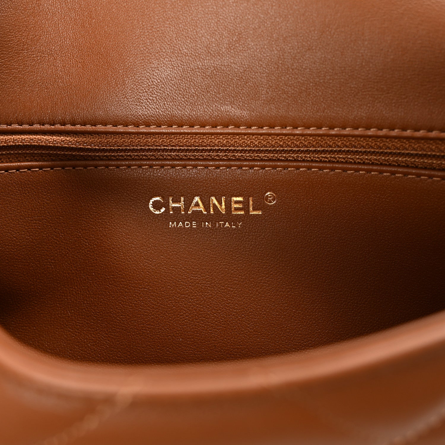 Chanel Shearling Lambskin Quilted Furry Coco Flap Beige Brown