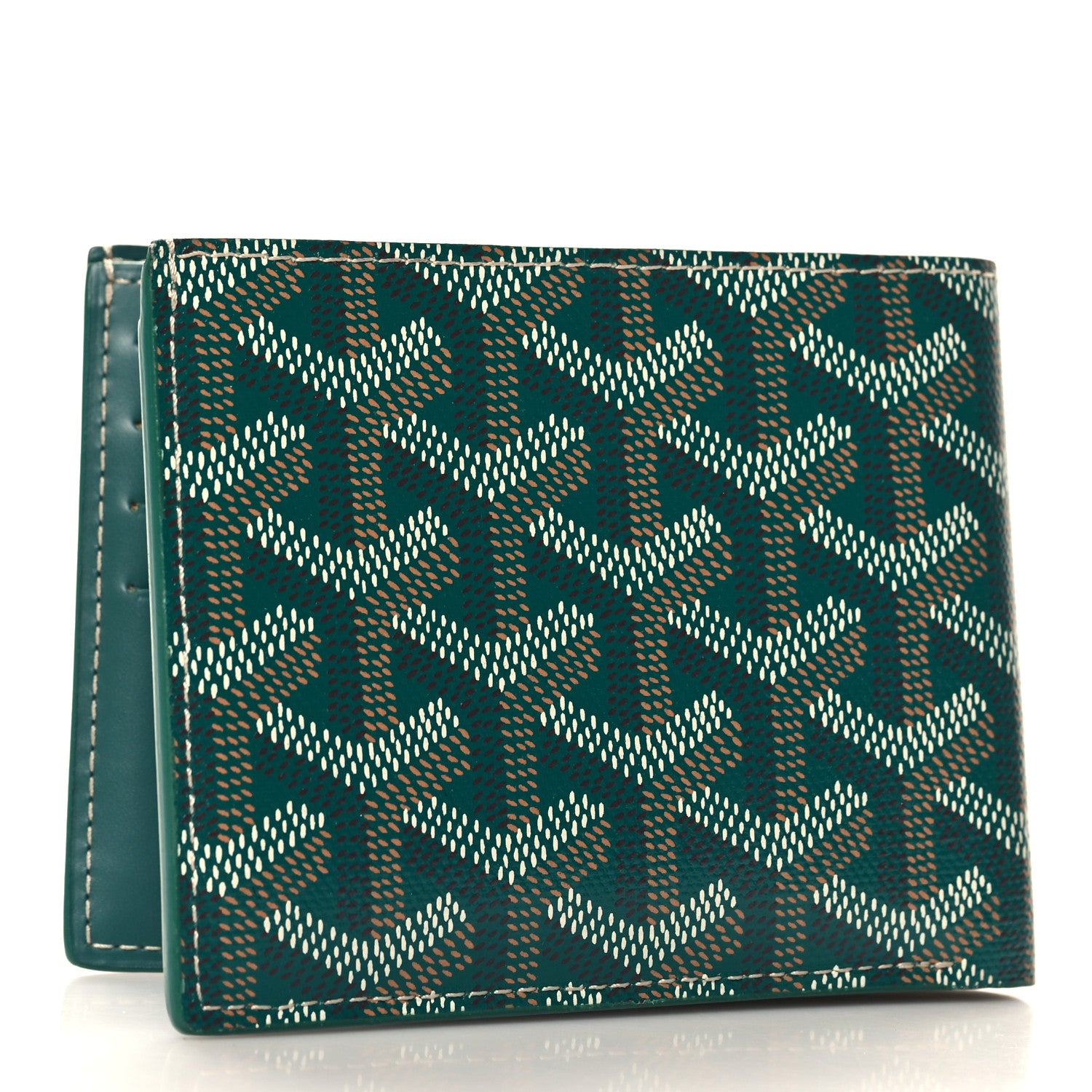 Goyard Goyardine Saint Florentin Bi-Fold Wallet Green 3 of 7